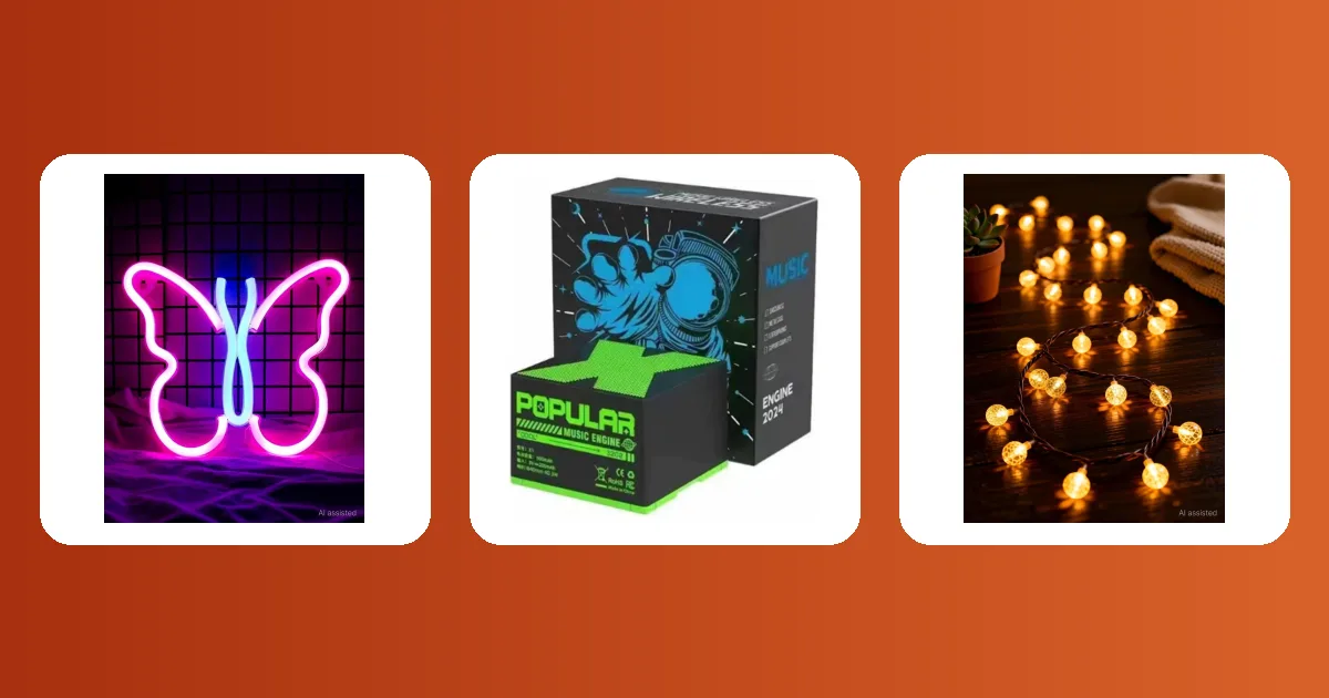 Diwali Gift Ideas Under ₹500: Neon Signs, Lights, Speakers and More