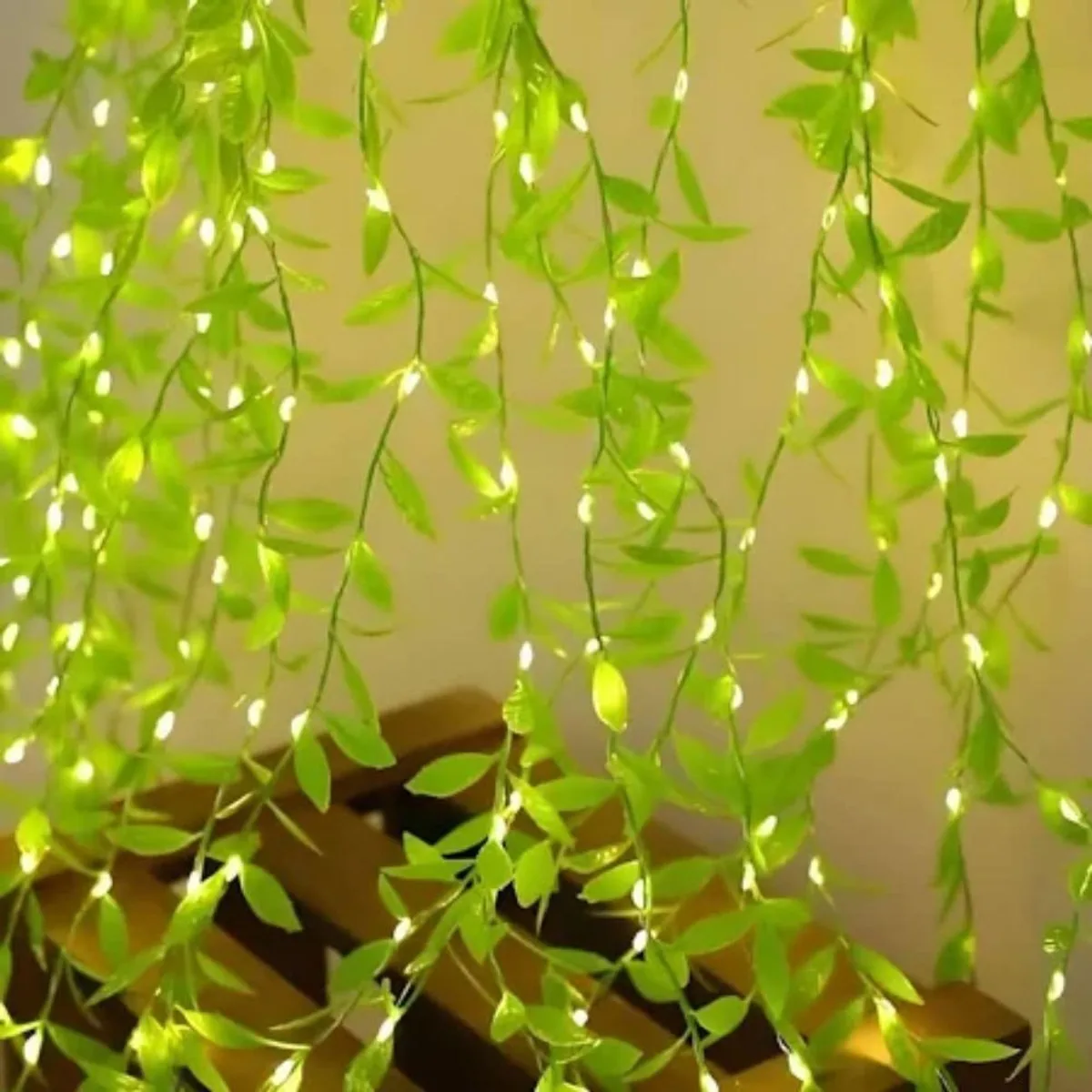 TurboTraders 180 LEDs 3 m Yellow Flickering, Steady String Rice Lights
