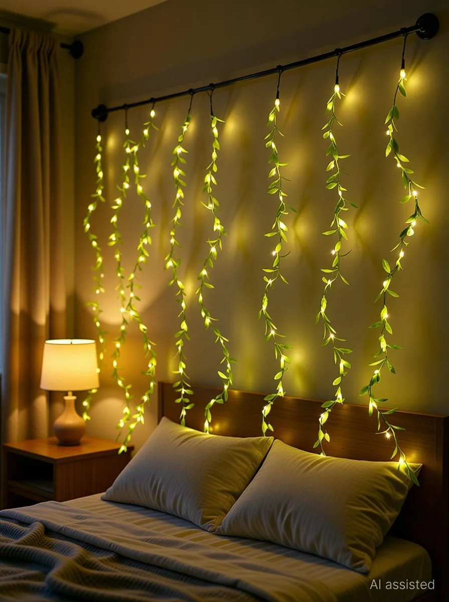 TurboTraders 200 LEDs 3 m Yellow Steady, Flickering Leaf Rice Lights
