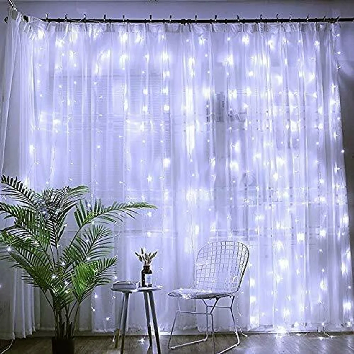 TurboTraders 42 LEDs 12 m White Steady Strip Rice Lights