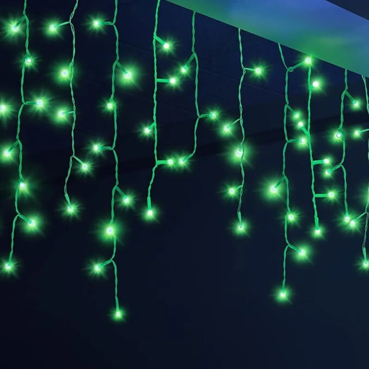 TurboTraders 46 LEDs 12 m Green Steady String Rice Lights