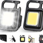 Mini Rechargeable Keychain Flashlight (White)