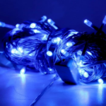 12 Meter Copper Wire LED Decorative String Fairy Rice Lights (Blue)