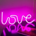 Love Neon LED Light Sign (Pink)