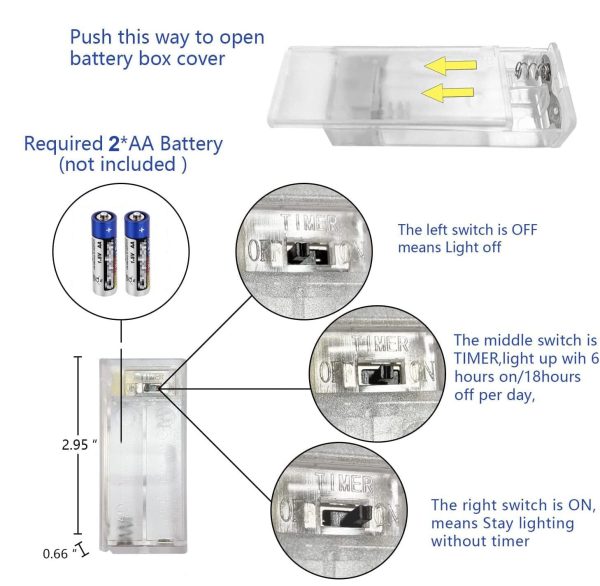 3 Meter 2AA Battery Powered, Fairy Light. - Image 3