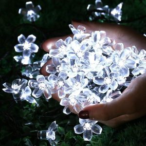 Silicon Flower White 36LED String Lights for Home Decoration