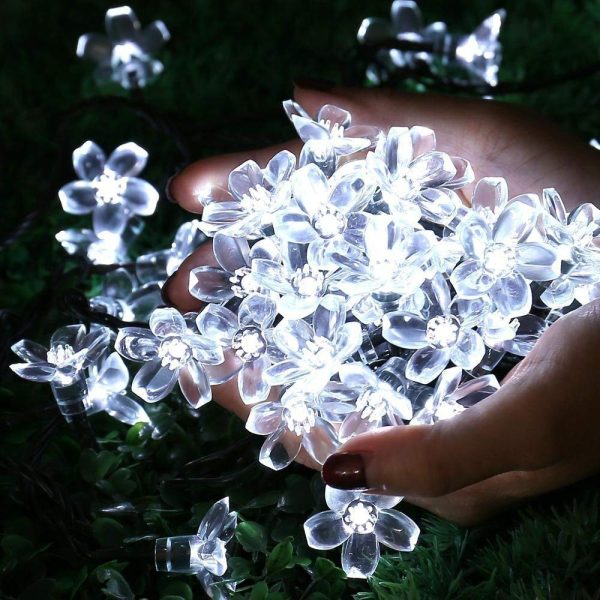 Silicon Flower White 36LED String Lights for Home Decoration