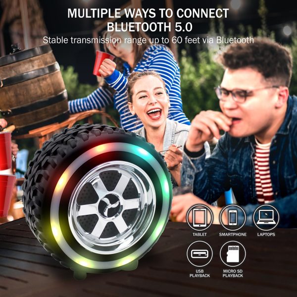 Tyre Shape Bluetooth Speaker. - Image 2