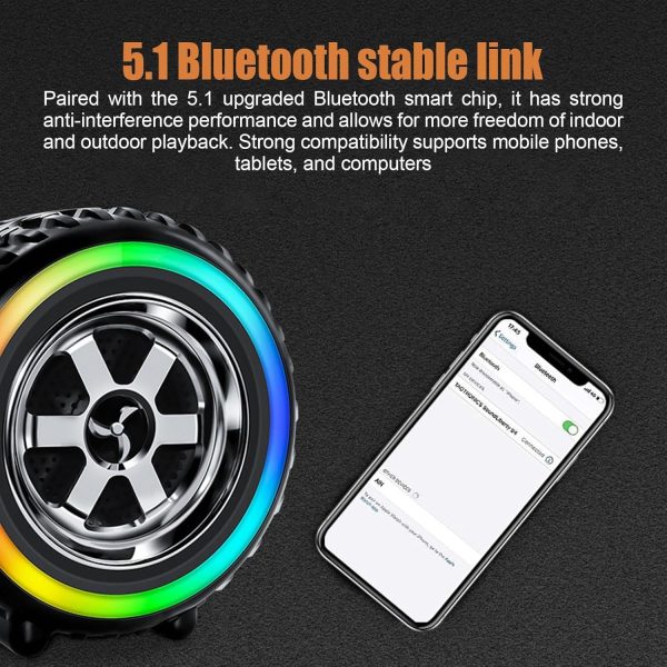 Tyre Shape Bluetooth Speaker. - Image 3
