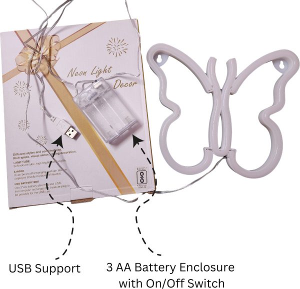 Butterfly Neon for Room Decoration light. - Image 4