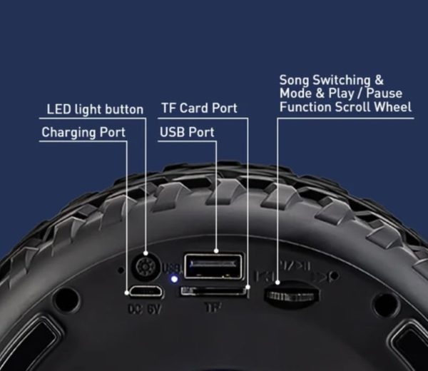 Tyre Shape Bluetooth Speaker. - Image 4