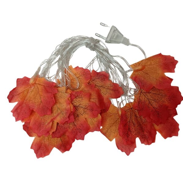 14 LEDs, 3 Meter Artificial Maple Leaf LED String Light - Image 2