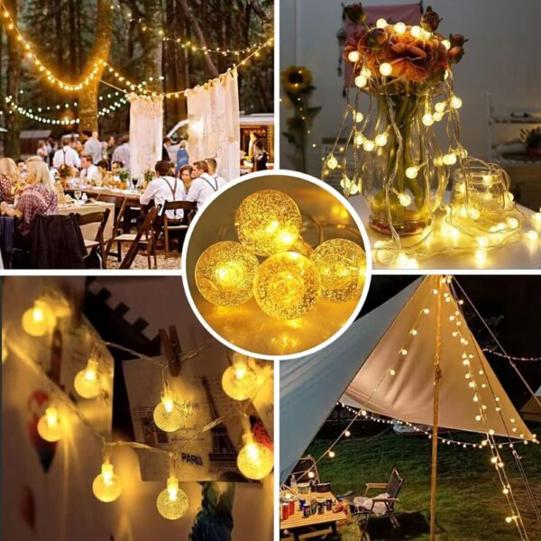 Mini Crystal Ball Led Series Light for Decoration - Image 4