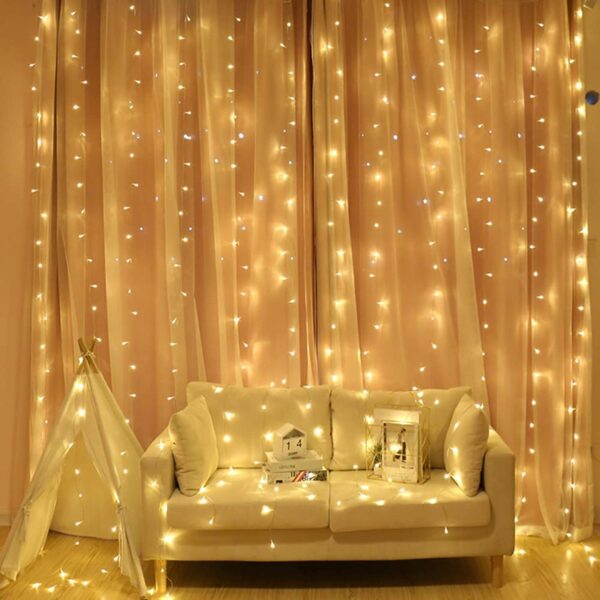 12 Meter 38 Led Copper Wire LED Decorative Dhoom Warm White String Rice Lights - Image 4